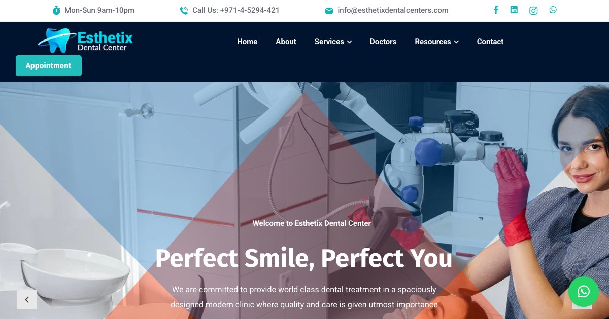 Esthetix Dental Center - dental clinic in Al Barsha