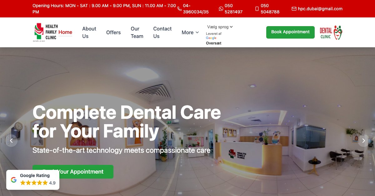 Health Family Clinic - dental clinic in Al Karama