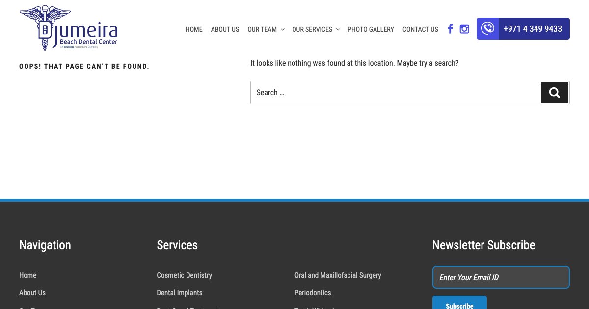 Jumeira Beach Dental Center - dental clinic in Jumeirah 1